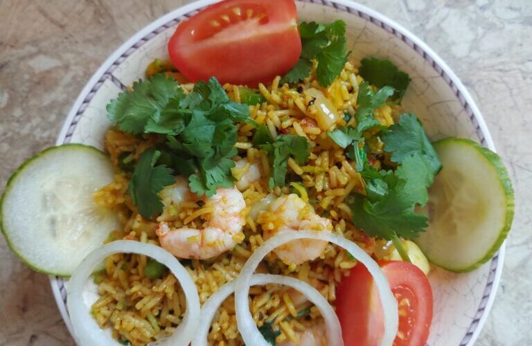 kig prawn biryani