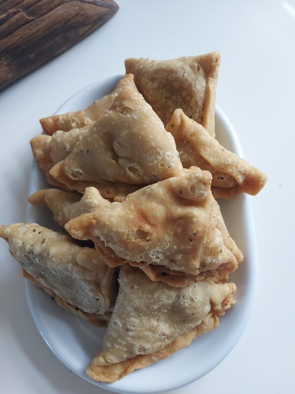 Meat Samosas Recipe Card