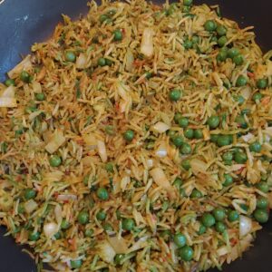 Peas Pilau Rice Recipe Card