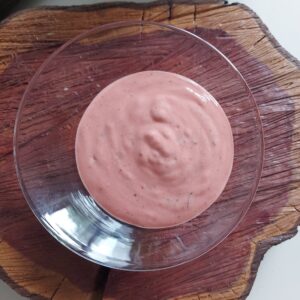 pink pakora dipping sauce