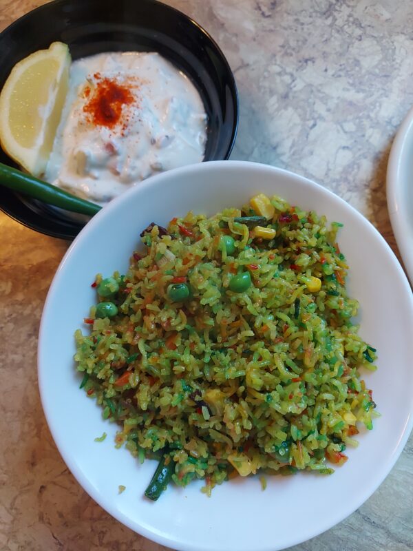 Vegetable Pilau Rice Recipe Card