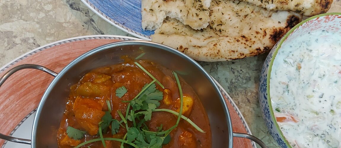 chicken balti madras